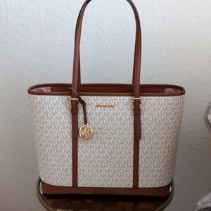 Jet Set Travel Large Logo Tote Bag